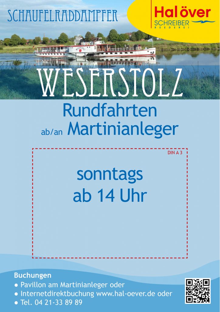 Schild Weserstolz